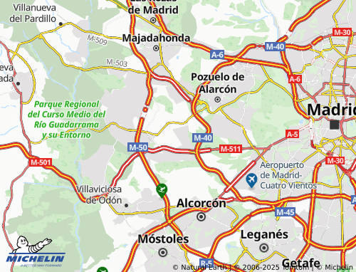 MICHELIN Urbanización Montepríncipe map - ViaMichelin
