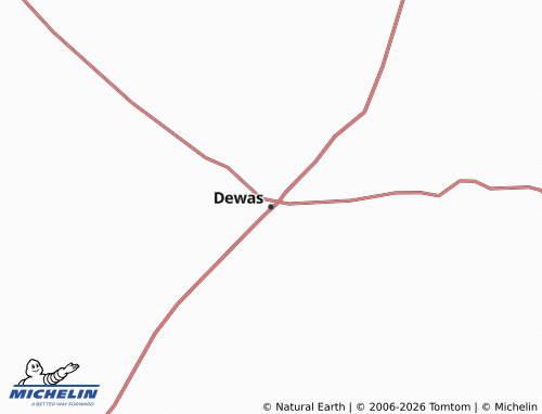 MICHELIN Dewas map - ViaMichelin