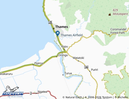 Mapa MICHELIN Kopu - ViaMichelin