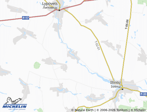 Mappa MICHELIN Troshcha - ViaMichelin