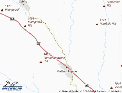 MICHELIN Matshingitshi map - ViaMichelin