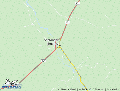 MICHELIN Santander Jiménez map - ViaMichelin