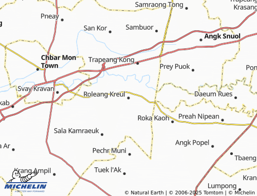 Carte MICHELIN Roleang Kreul - ViaMichelin
