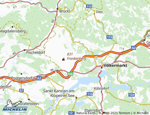 Mapa MICHELIN Sankt Margarethen ob Töllerberg - ViaMichelin