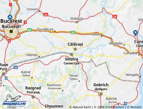 Mappa MICHELIN Silistra - ViaMichelin