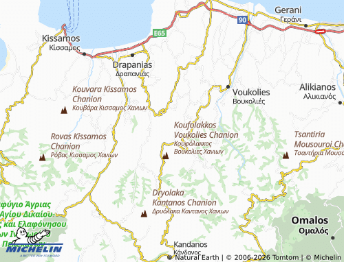 MICHELIN Kalami map - ViaMichelin