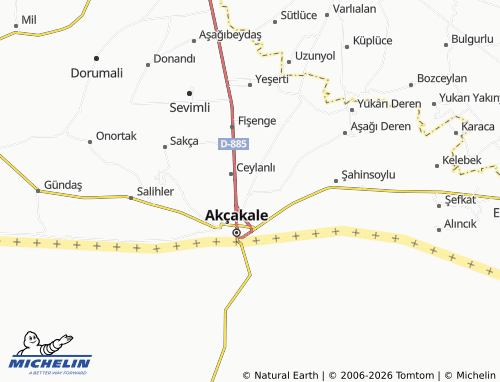MICHELIN Zorlu map - ViaMichelin