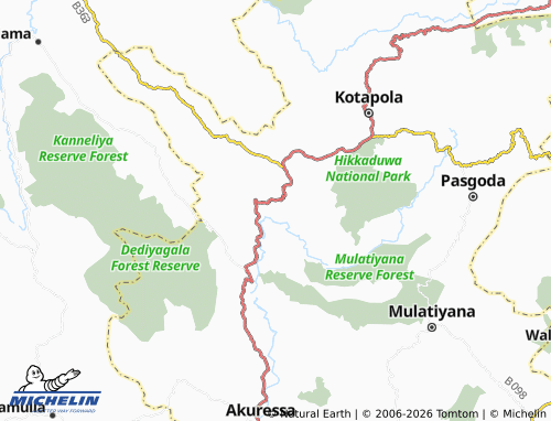 MICHELIN-Landkarte Kosnilgoda - ViaMichelin