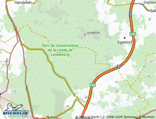 MICHELIN Wilsede map - ViaMichelin