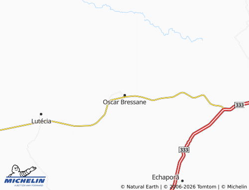 Mapa MICHELIN Oscar Bressane - ViaMichelin