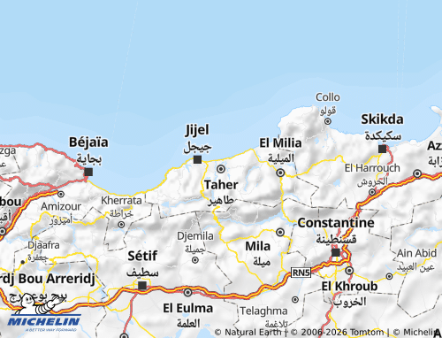 Mapa MICHELIN Taheer - ViaMichelin