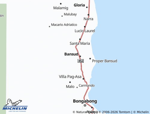 MICHELIN Conrazon map - ViaMichelin