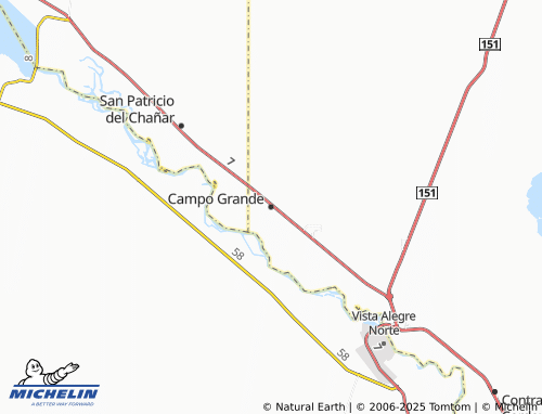 MICHELIN Campo Grande map - ViaMichelin