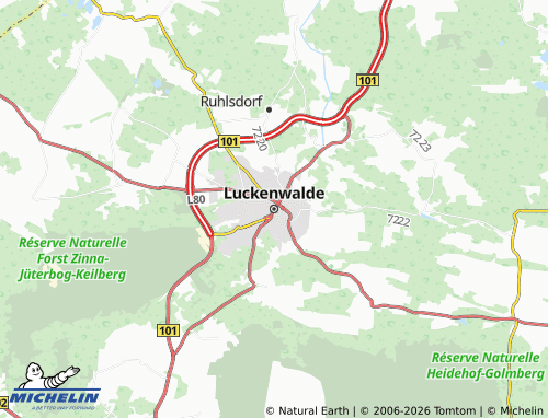Mappa MICHELIN Luckenwalde - ViaMichelin