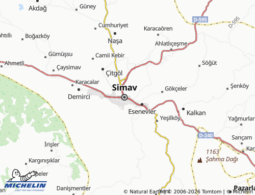 MICHELIN Sırapayam map - ViaMichelin