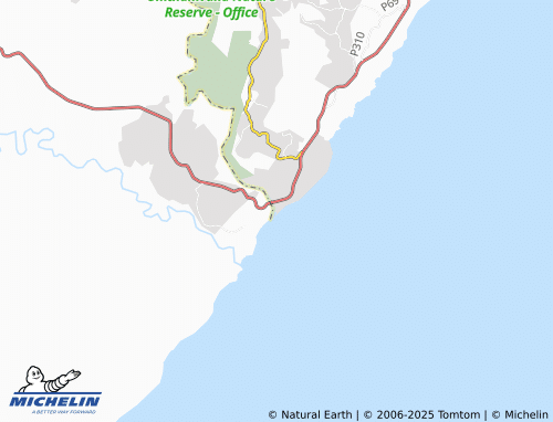 MICHELIN Rennies Beach map - ViaMichelin