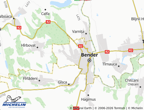 Carte MICHELIN Proteagailovca - ViaMichelin