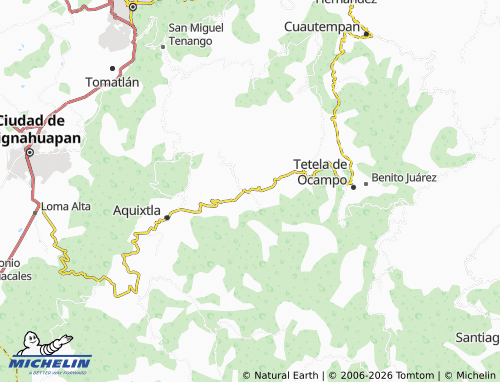 MICHELIN-Landkarte Tonalapa - ViaMichelin
