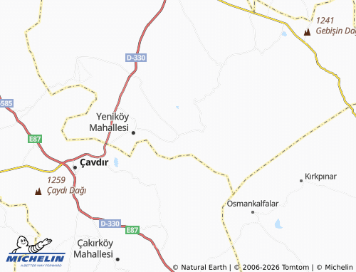 Mappa MICHELIN Başpınar - ViaMichelin