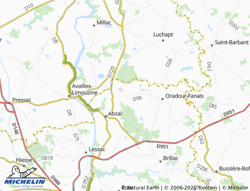 Mappa MICHELIN Chardat - ViaMichelin