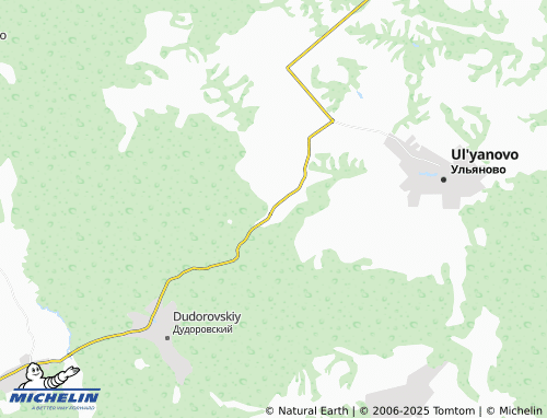 MICHELIN Dudorovo map - ViaMichelin