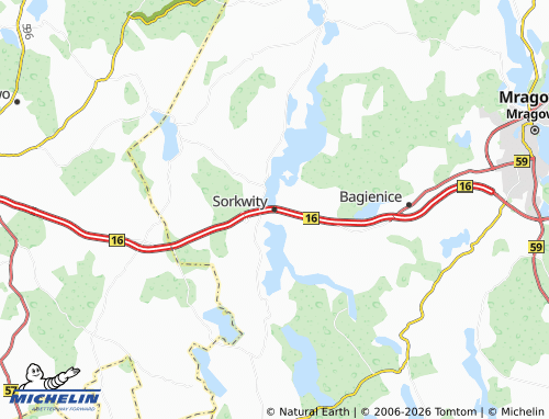MICHELIN Sorkwity map - ViaMichelin