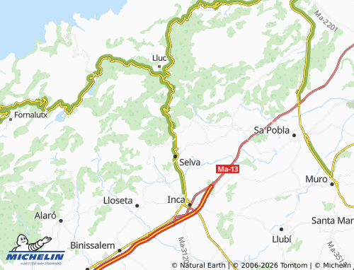 Mapa MICHELIN Caimari - ViaMichelin