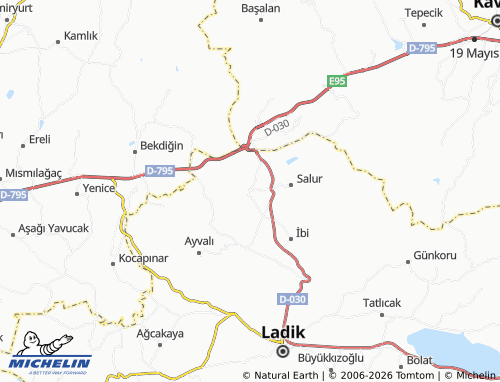 MICHELIN Ahmetsaray map - ViaMichelin