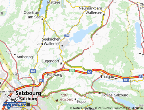 MICHELIN-Landkarte Brunn - ViaMichelin