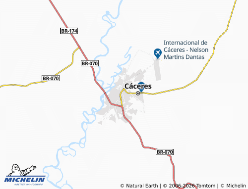 MICHELIN Monte Verde map - ViaMichelin