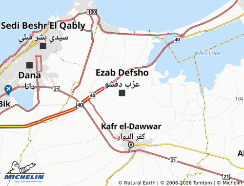 Mapa MICHELIN Ezab Defsho - ViaMichelin