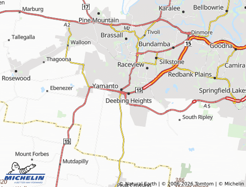 MICHELIN Purga map - ViaMichelin