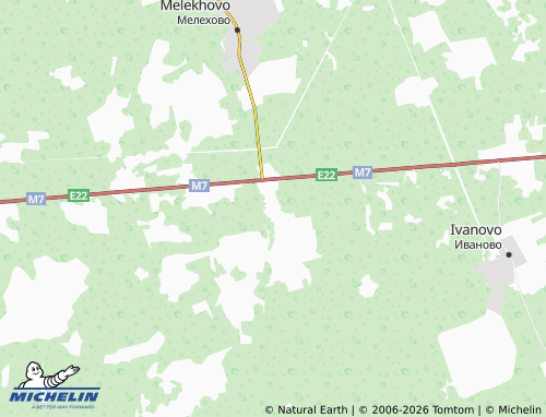 Carte MICHELIN Nerekhta - ViaMichelin