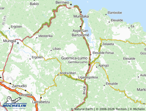 MICHELIN Metxika map - ViaMichelin