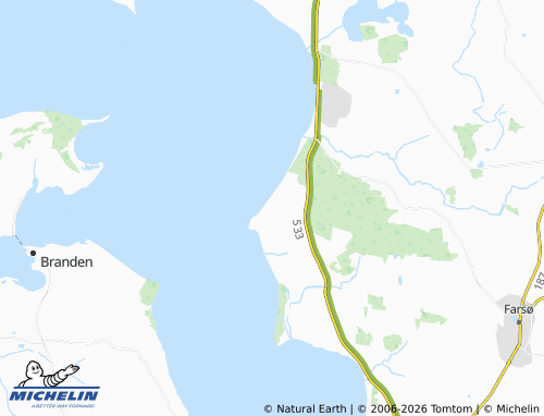 Carte MICHELIN Ertebølle - ViaMichelin