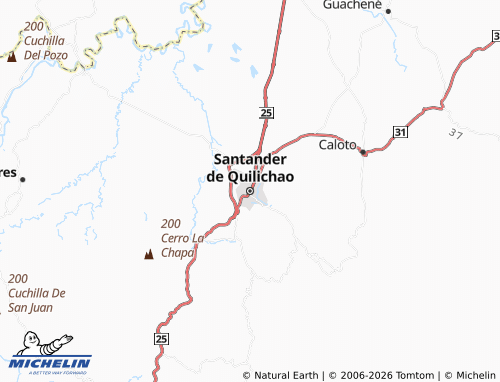 Mapa MICHELIN Santander de Quilichao - ViaMichelin