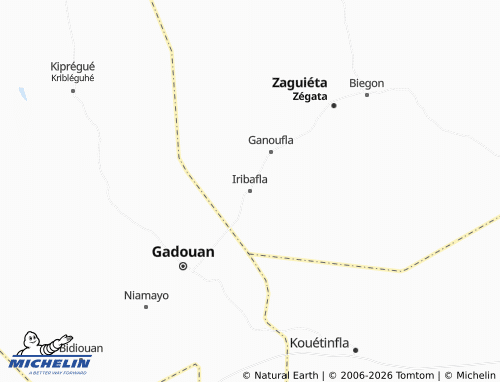 MICHELIN-Landkarte Iribafla - ViaMichelin