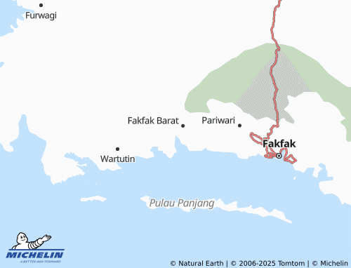 MICHELIN Pahge Nkindik map - ViaMichelin