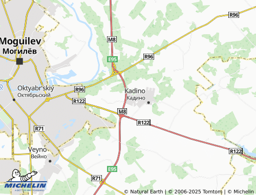 MICHELIN Taranovo map - ViaMichelin