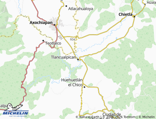 Kaart MICHELIN Tlancualpican - ViaMichelin