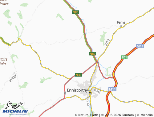 Mappa MICHELIN Marshalstown - ViaMichelin