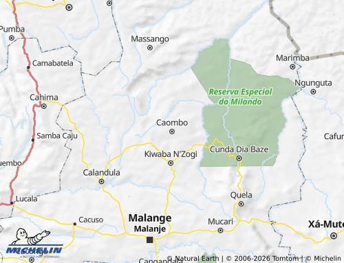 MICHELIN Caombo map - ViaMichelin