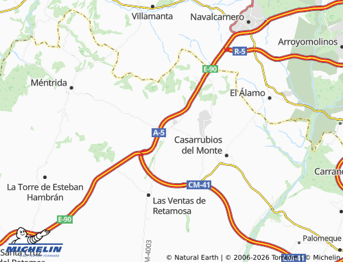 MICHELIN Valmojado map - ViaMichelin
