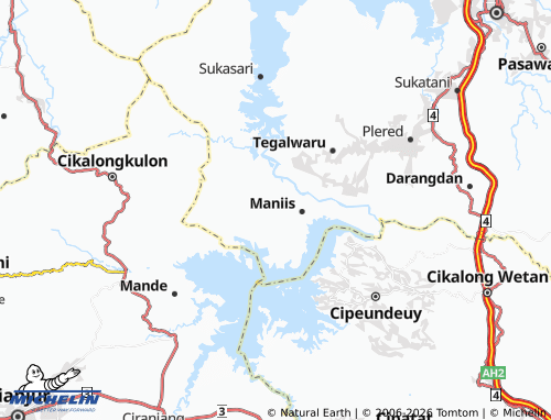 Mapa MICHELIN Gunungkarung - ViaMichelin