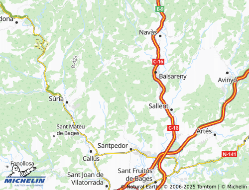 Carte MICHELIN La Figuerola - ViaMichelin