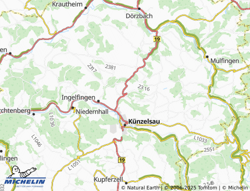 MICHELIN-Landkarte Belsenberg - ViaMichelin