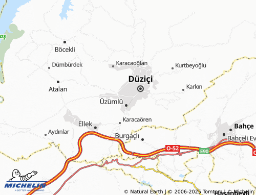 MICHELIN Uzun Banı map - ViaMichelin