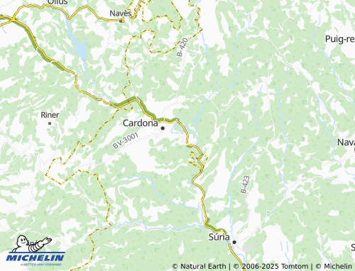 MICHELIN La Coromina map - ViaMichelin