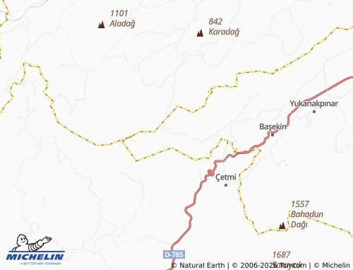 MICHELIN Çalpınar map - ViaMichelin