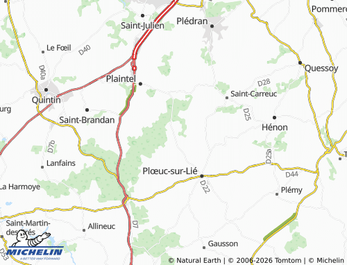 MICHELIN-Landkarte Caribet - ViaMichelin